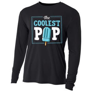 Coolest Pop Ever Popsicle Funny Retro Bomb Fathers Day Gift Cooling Performance Long Sleeve Crew