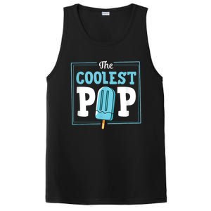 Coolest Pop Ever Popsicle Funny Retro Bomb Fathers Day Gift PosiCharge Competitor Tank