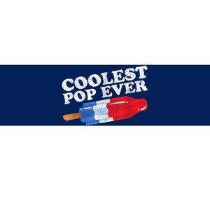 Coolest Pop Ever Popsicle Funny Retro Bomb Fathers Day Gift Bumper Sticker