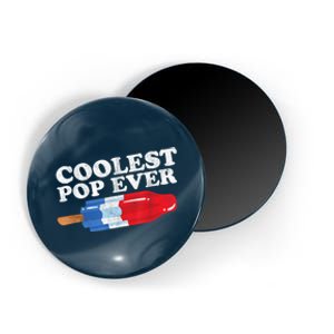 Coolest Pop Ever Popsicle Funny Retro Bomb Fathers Day Gift Magnet