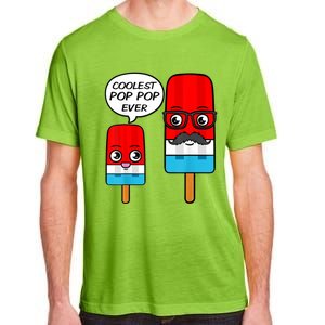 Coolest Pop Ever Popsicle Funny Retro Bomb Fathers Day Gift Adult ChromaSoft Performance T-Shirt