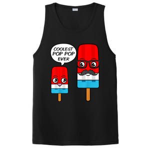 Coolest Pop Ever Popsicle Funny Retro Bomb Fathers Day Gift PosiCharge Competitor Tank