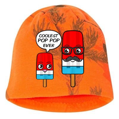 Coolest Pop Ever Popsicle Funny Retro Bomb Fathers Day Gift Kati - Camo Knit Beanie