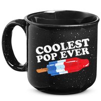 Coolest Pop Ever Popsicle Funny Retro Bomb Fathers Day Gift 15oz Campfire Ceramic Mug