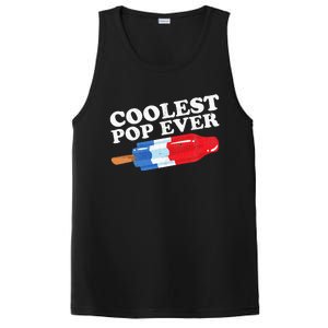 Coolest Pop Ever Popsicle Funny Retro Bomb Fathers Day Gift PosiCharge Competitor Tank