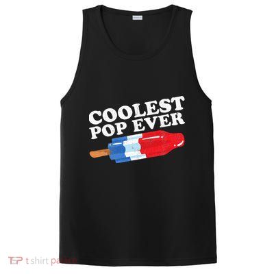 Coolest Pop Ever Popsicle Funny Retro Bomb Fathers Day Gift PosiCharge Competitor Tank