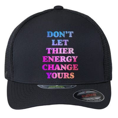 Cute Positive Energy Spiritual Meditation Graphic Funny Gift Flexfit Unipanel Trucker Cap