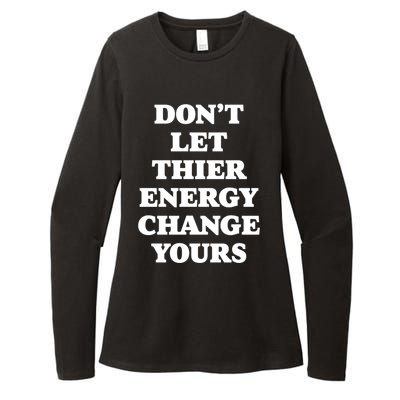 Cute Positive Energy Spiritual Meditation Graphic Gift Womens CVC Long Sleeve Shirt