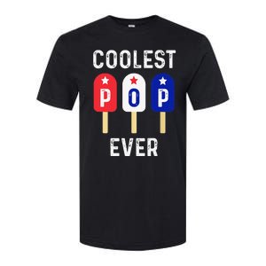 Coolest Pop Ever Popsicle Best Dad Ever Cool Fathers Day Softstyle CVC T-Shirt