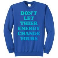 Cute Positive Energy Spiritual Meditation Graphic Gift Tall Sweatshirt