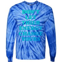 Cute Positive Energy Spiritual Meditation Graphic Gift Tie-Dye Long Sleeve Shirt