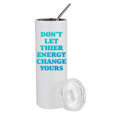 Cute Positive Energy Spiritual Meditation Graphic Gift Stainless Steel Tumbler