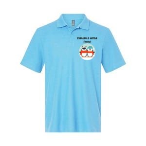 Christmas Penguin Frosty Gift Softstyle Adult Sport Polo