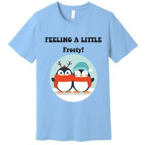 Christmas Penguin Frosty Gift Premium T-Shirt