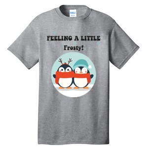 Christmas Penguin Frosty Gift Tall T-Shirt