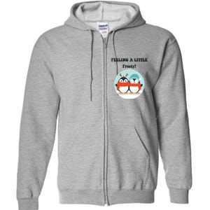 Christmas Penguin Frosty Gift Full Zip Hoodie