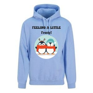 Christmas Penguin Frosty Gift Unisex Surf Hoodie