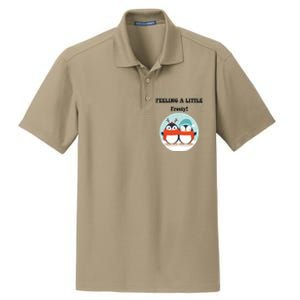 Christmas Penguin Frosty Gift Dry Zone Grid Polo