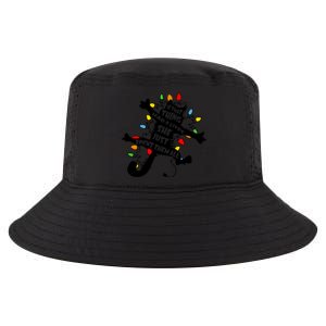 Cute Pussycat Funny Christmas Lights Cat Lovers Gift Cool Comfort Performance Bucket Hat