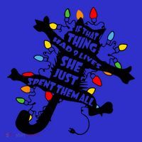 Cute Pussycat Funny Christmas Lights Cat Lovers Gift Tall T-Shirt