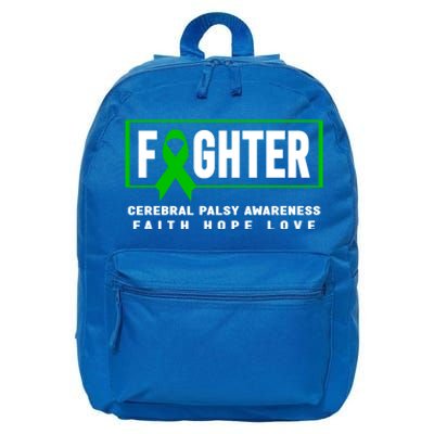 Cerebral Palsy Fighter Gift Funny Gift Cerebral Palsy Awareness Gift 16 in Basic Backpack