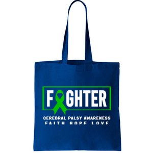 Cerebral Palsy Fighter Gift Funny Gift Cerebral Palsy Awareness Gift Tote Bag