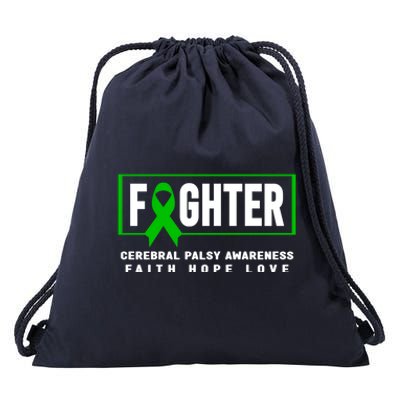 Cerebral Palsy Fighter Gift Funny Gift Cerebral Palsy Awareness Gift Drawstring Bag