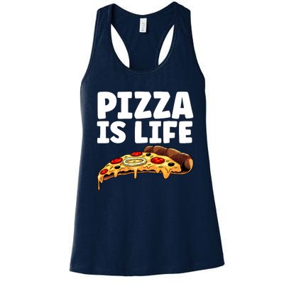 Cool Pizza For Hawaiian Pizza Lovers Italian Food Women's Racerback Tank