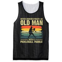 Cool Pickleball For Men Grandpa Pickleball Player Mesh Reversible Basketball Jersey Tank