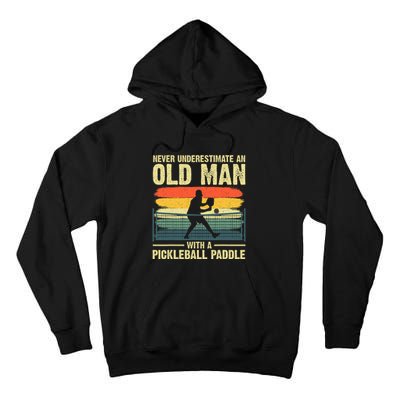 Cool Pickleball For Men Grandpa Pickleball Player Tall Hoodie