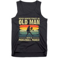 Cool Pickleball For Men Grandpa Pickleball Player Tank Top