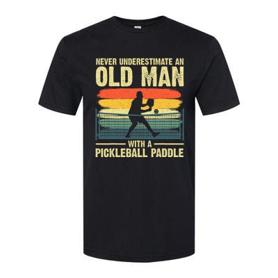 Cool Pickleball For Men Grandpa Pickleball Player Softstyle CVC T-Shirt