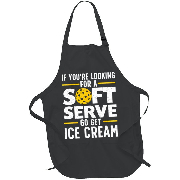 Cool Pickleball For Men Women Pickle Ball Player Soft Serve Apron