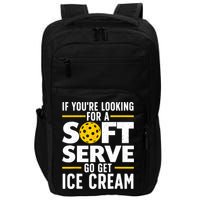 Cool Pickleball For Men Women Pickle Ball Player Soft Serve Impact Tech Backpack