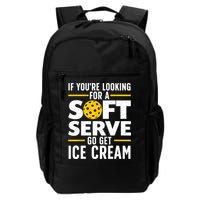 Cool Pickleball For Men Women Pickle Ball Player Soft Serve Backpack