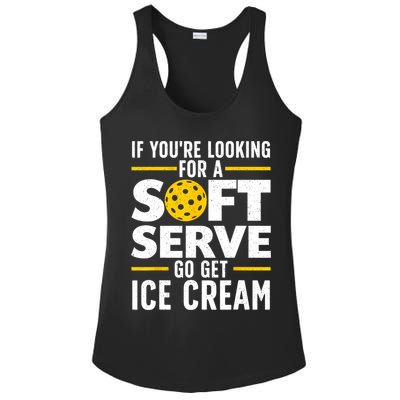 Cool Pickleball For Men Women Pickle Ball Player Soft Serve Ladies PosiCharge Competitor Racerback Tank
