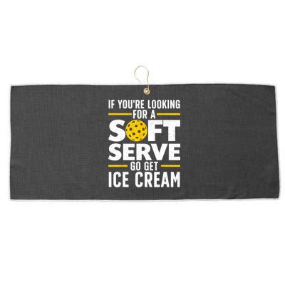 Cool Pickleball For Men Women Pickle Ball Player Soft Serve Large Microfiber Waffle Golf Towel