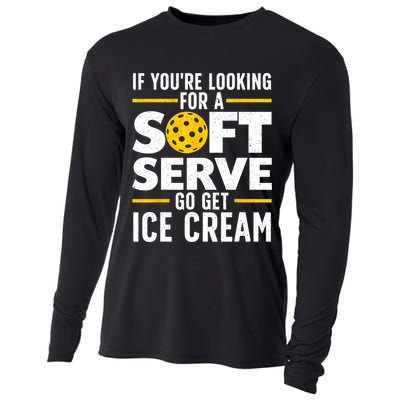 Cool Pickleball For Men Women Pickle Ball Player Soft Serve Cooling Performance Long Sleeve Crew