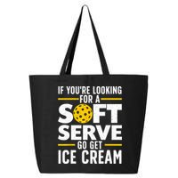 Cool Pickleball For Men Women Pickle Ball Player Soft Serve 25L Jumbo Tote