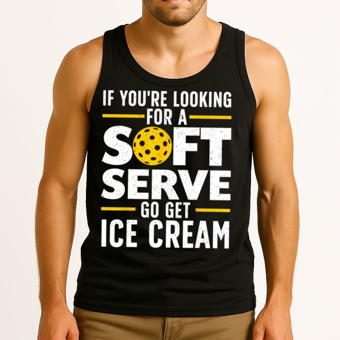 Cool Pickleball For Men Women Pickle Ball Player Soft Serve Tank Top
