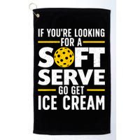 Cool Pickleball For Men Women Pickle Ball Player Soft Serve Golf Towel