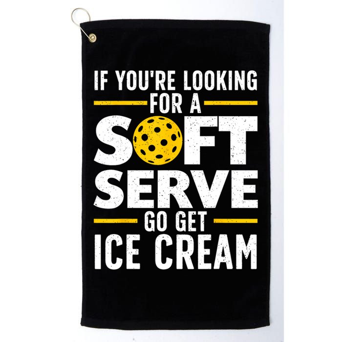 Cool Pickleball For Men Women Pickle Ball Player Soft Serve Golf Towel