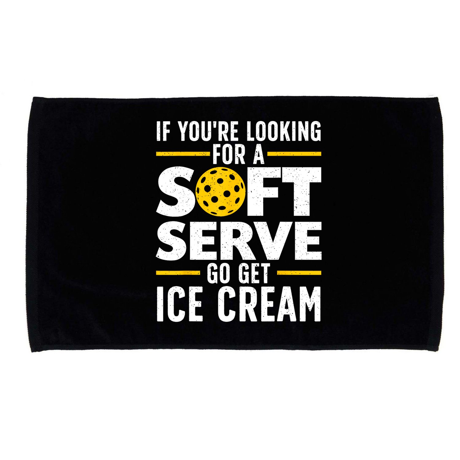 Cool Pickleball For Men Women Pickle Ball Player Soft Serve Microfiber Hand Towel