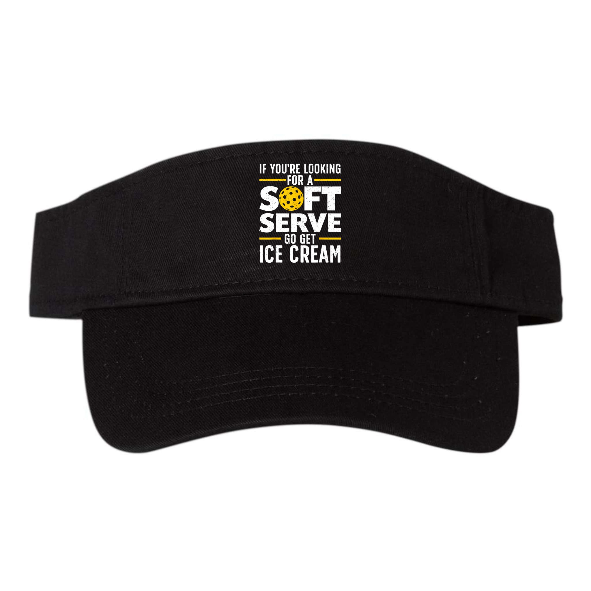Cool Pickleball For Men Women Pickle Ball Player Soft Serve Visor