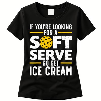 Cool Pickleball For Men Women Pickle Ball Player Soft Serve Womens T-Shirt