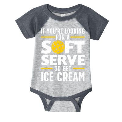 Cool Pickleball For Men Women Pickle Ball Player Soft Serve Infant Baby Jersey Bodysuit