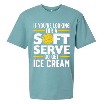 Cool Pickleball For Men Women Pickle Ball Player Soft Serve Sueded Cloud Jersey T-Shirt