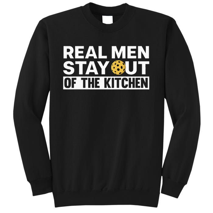 Cool Pickleball For Men Dad Pickle Ball Sports Team Kitchen Sweatshirt