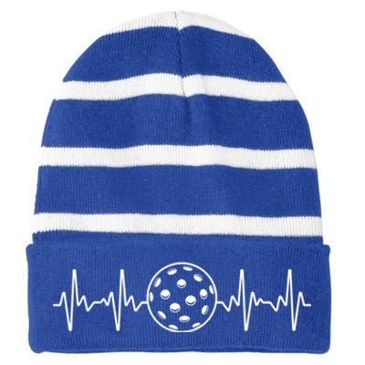 Cool Pickleball For Pickleball Player Paddleball Striped Beanie with Solid Band