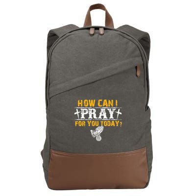 Christian Prayer For You Jesus Or Faith How Can I Pray Cotton Canvas Backpack